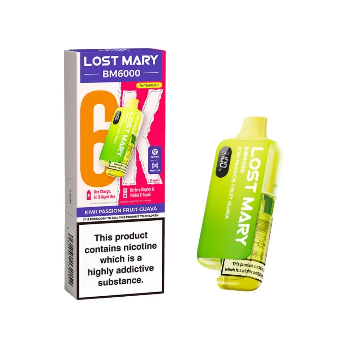 Lost Mary BM6000 Prefilled Vape Kit - Just £10.49