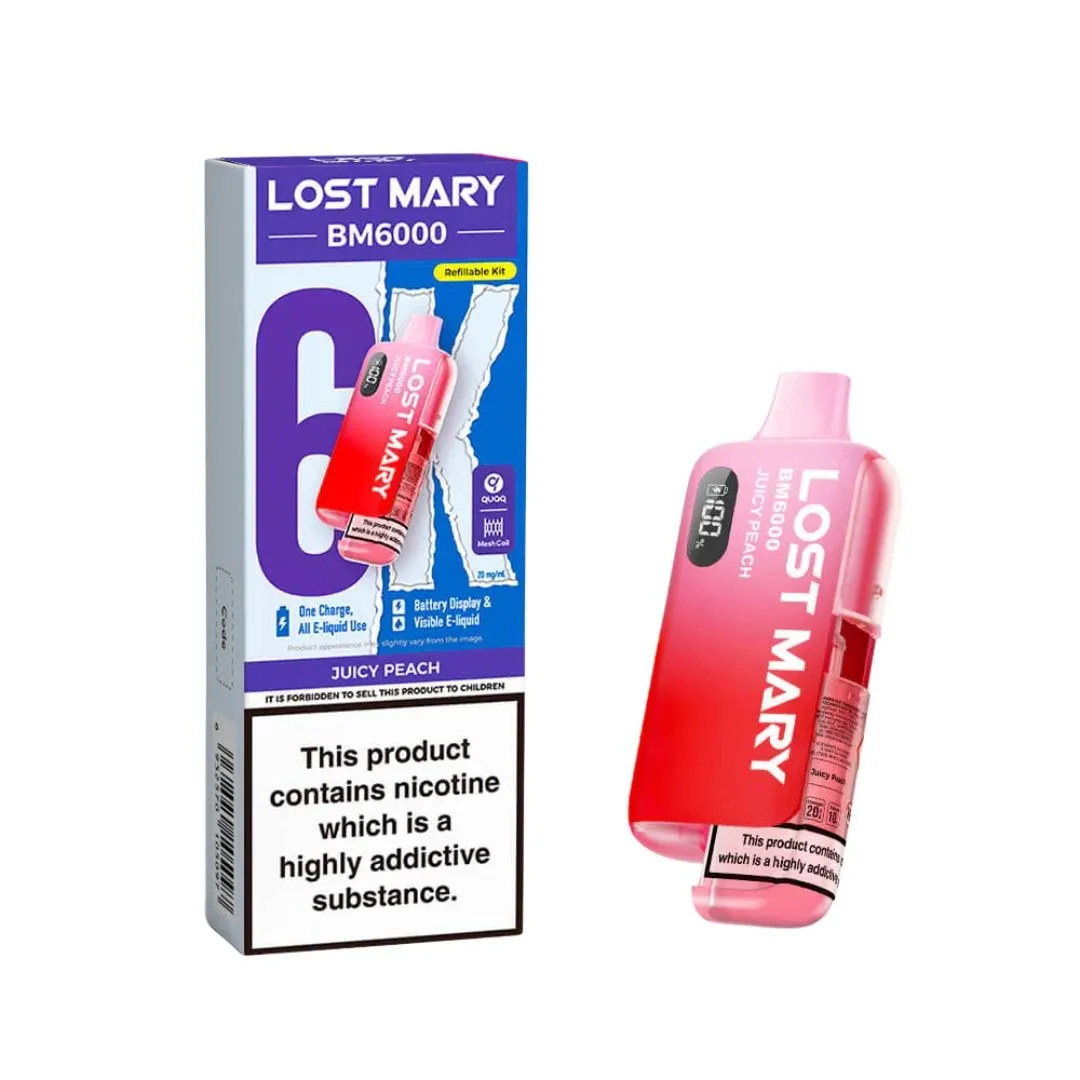 Lost Mary BM6000 Prefilled Vape Kit - Just £10.49