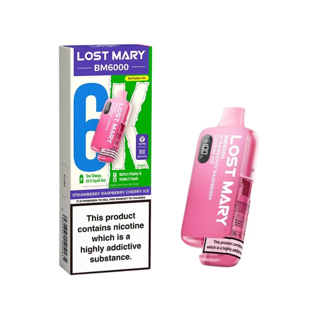Lost Mary BM6000 Prefilled Vape Kit - Just £10.49
