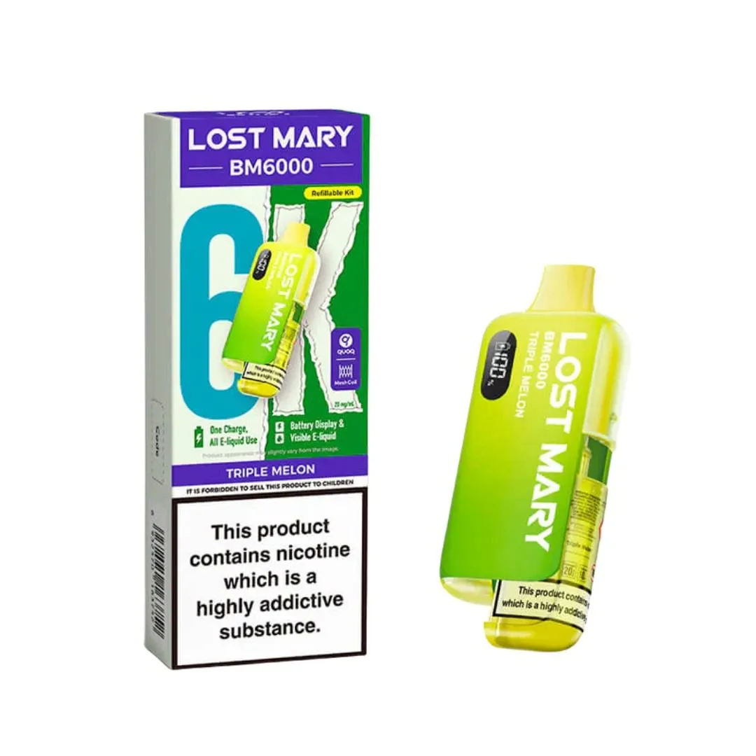 Lost Mary BM6000 Prefilled Vape Kit - Just £10.49