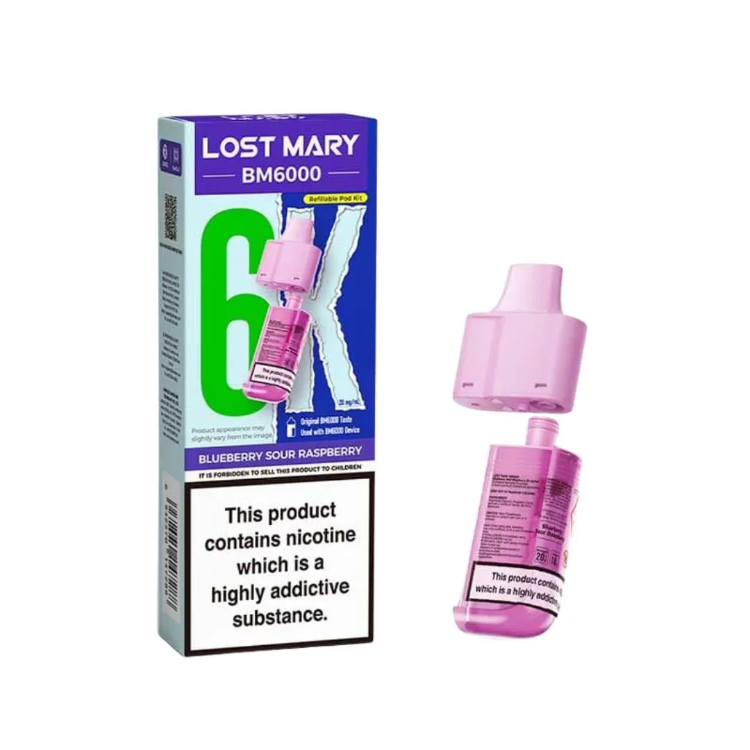 Lost Mary BM6000 Prefilled Pods | Replacement Pods £6.00