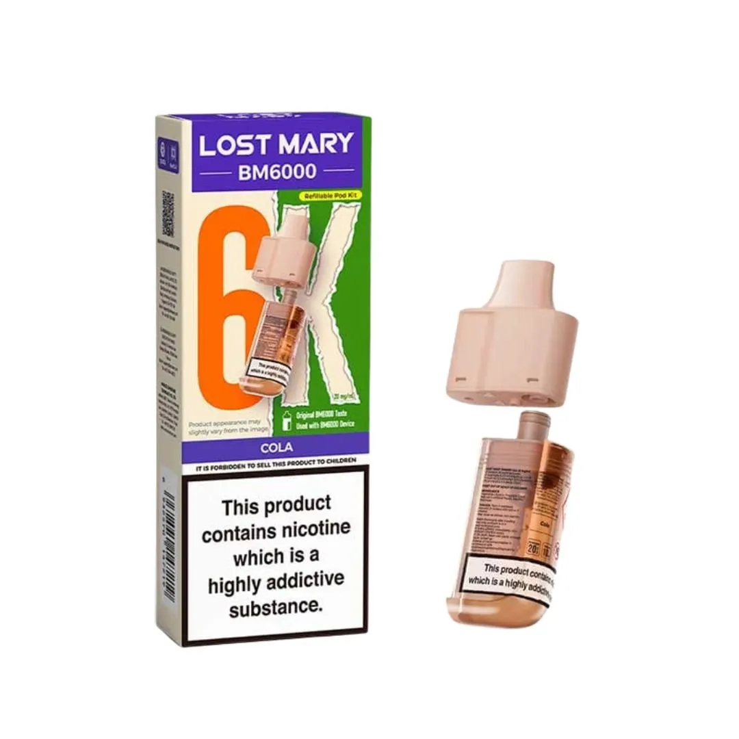 Lost Mary BM6000 Prefilled Pods | Replacement Pods £6.00