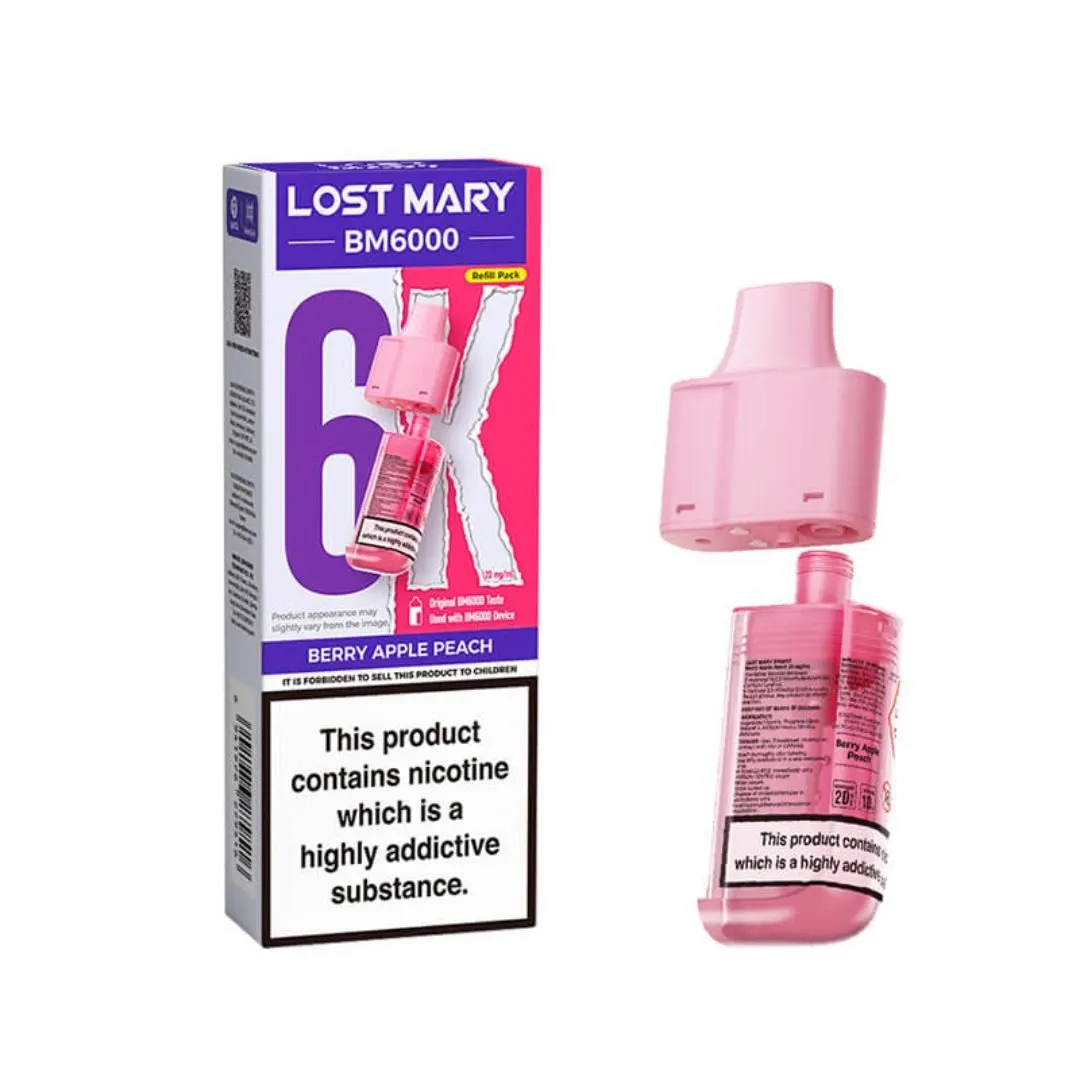 Lost Mary BM6000 Prefilled Pods | Replacement Pods £6.00