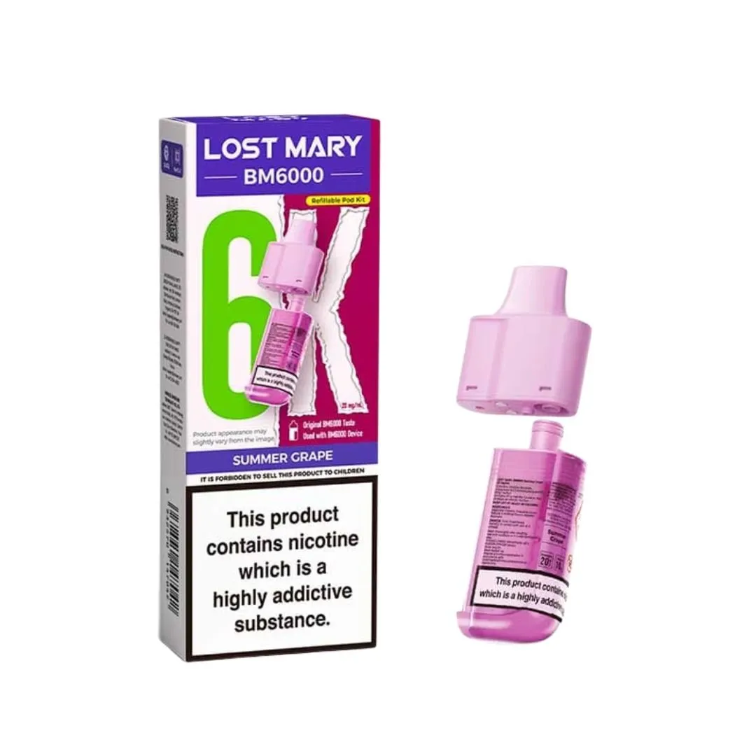 Lost Mary BM6000 Prefilled Pods | Replacement Pods £6.00