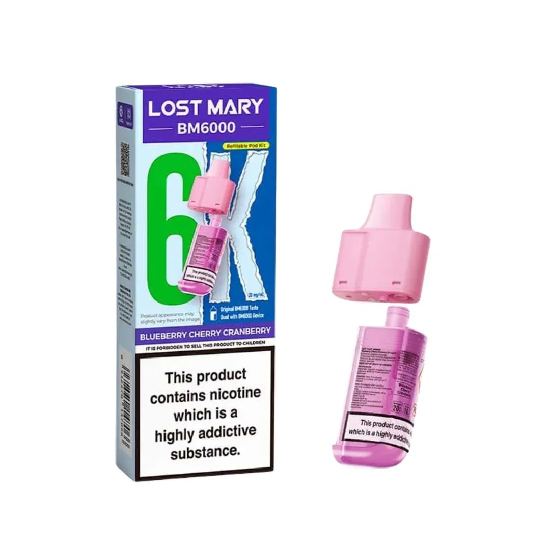 Lost Mary BM6000 Prefilled Pods | Replacement Pods £6.00