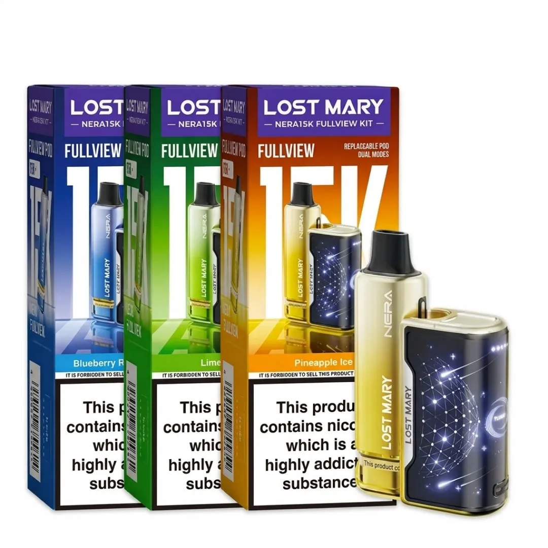 Lost Mary Nera15K Fullview Prefilled Pod Kit | Smoknic UK