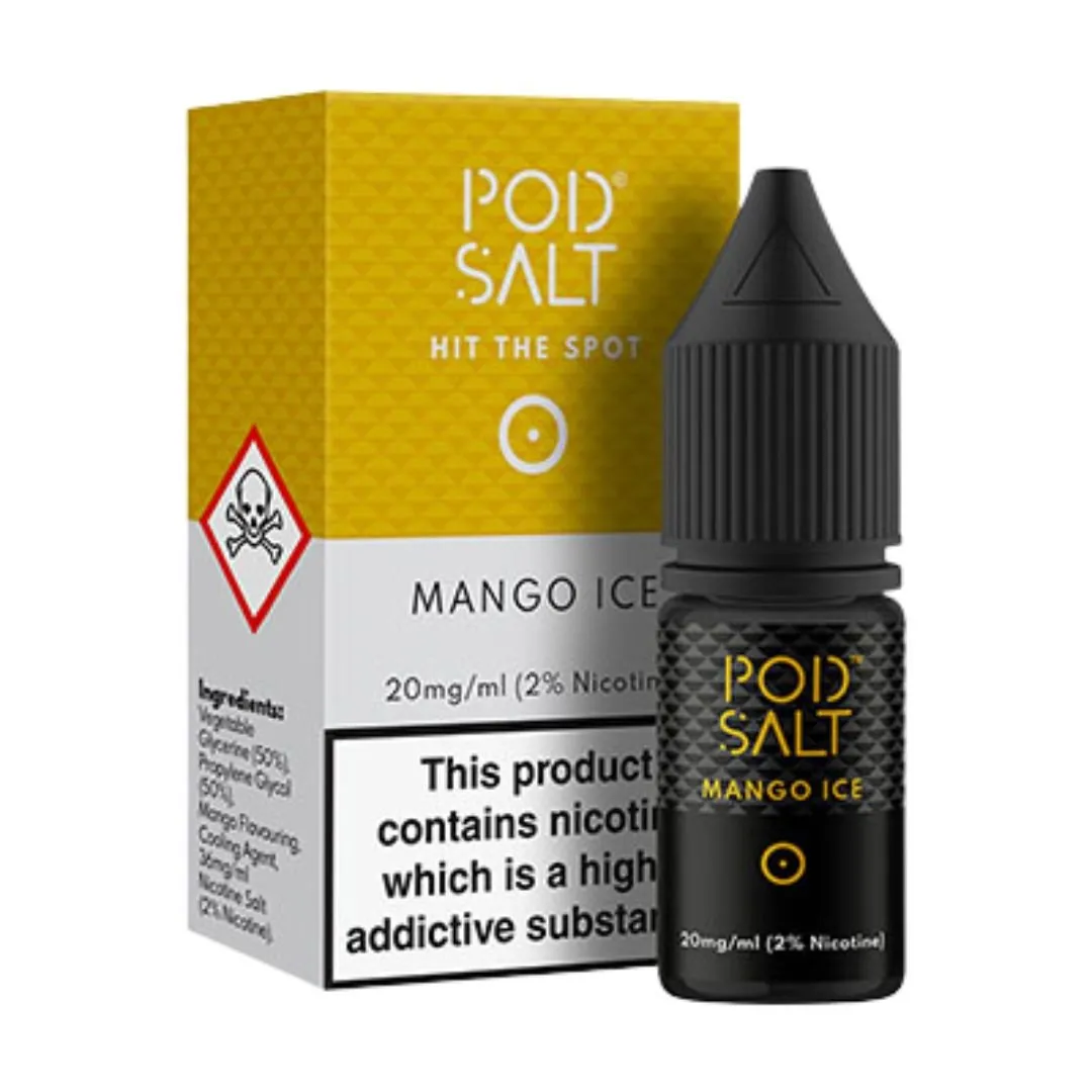 Mango Ice by Pod Salt 10ml E-liquid