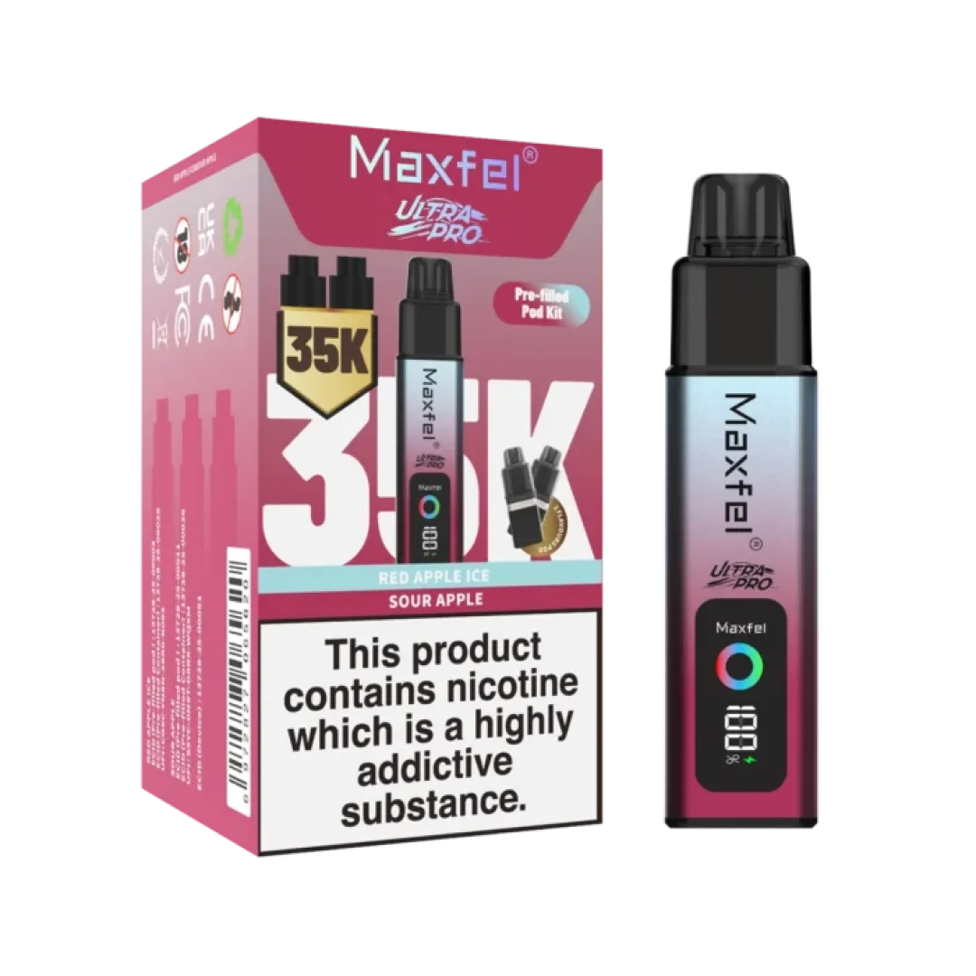 Maxfel Ultra Pro 35000 Pre-Filled Vape Kit - Only £9.99