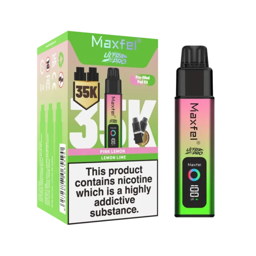 Maxfel Ultra Pro 35000 Pre-Filled Vape Kit - Only £9.99