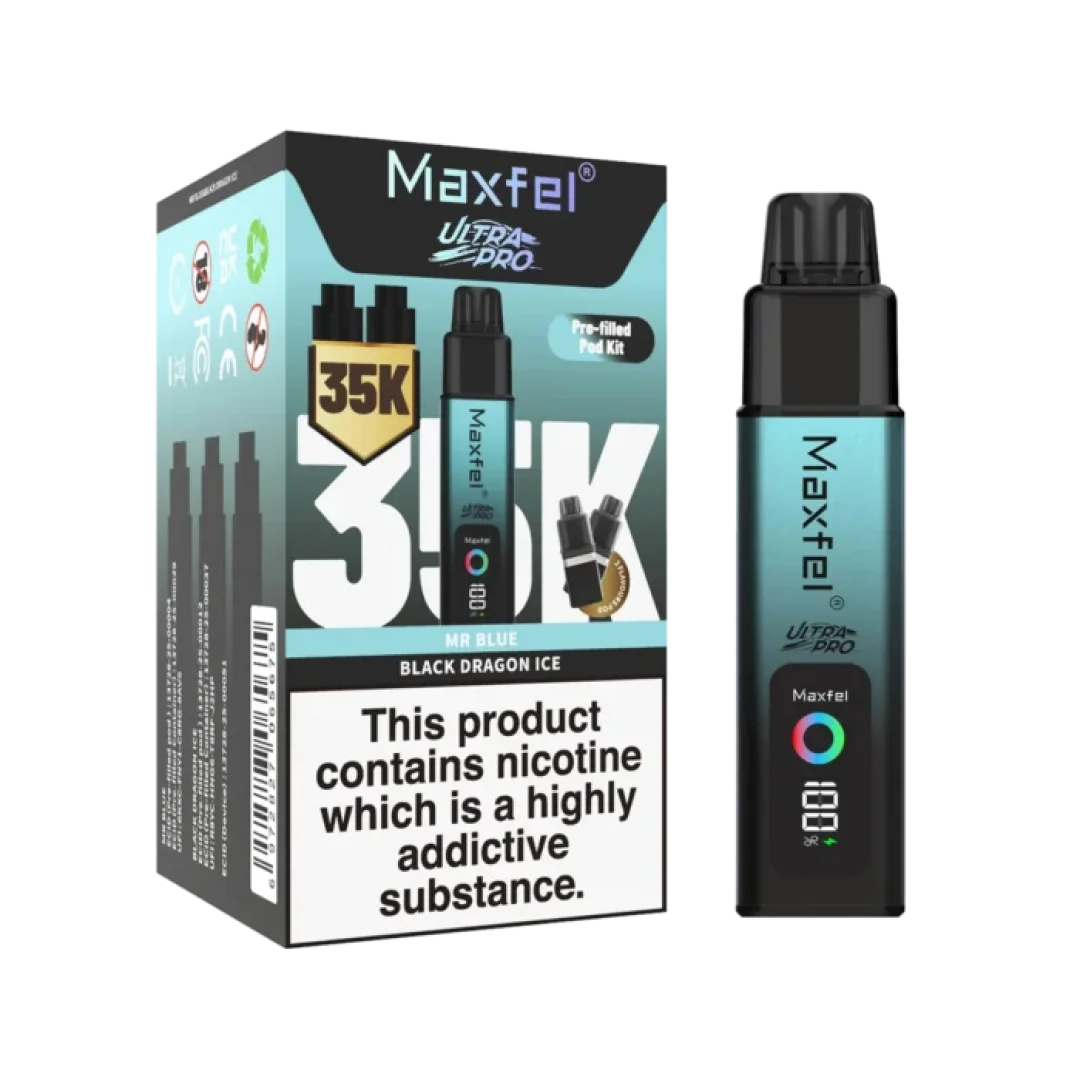 Maxfel Ultra Pro 35000 Pre-Filled Vape Kit - Only £9.99