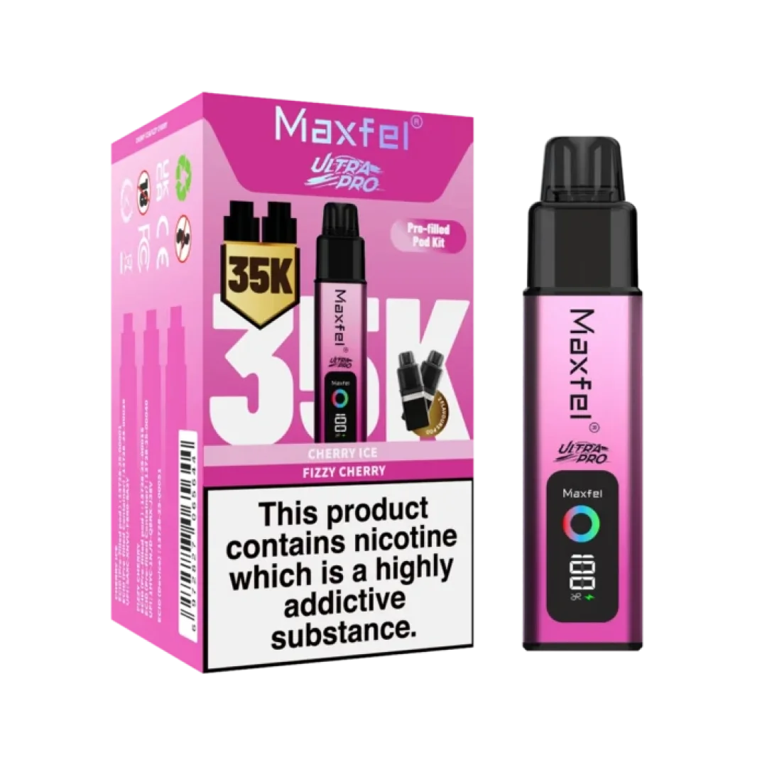 Maxfel Ultra Pro 35000 Pre-Filled Vape Kit - Only £9.99