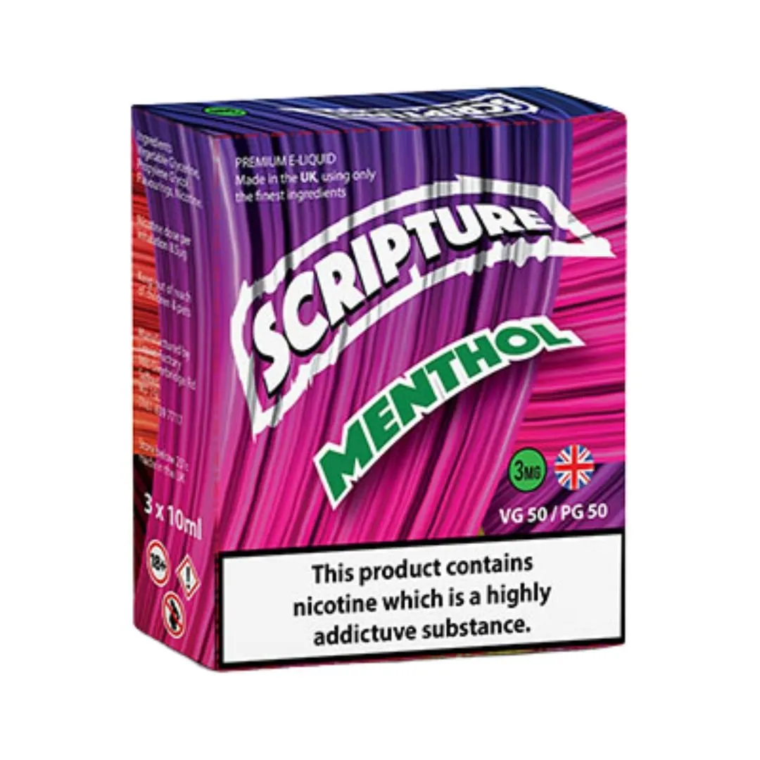 Menthol by Scripture 10ml E-Liquid