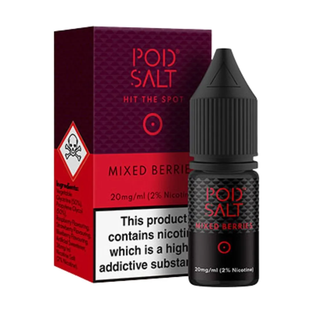 Mixed Berries by Pod Salt 10ml E-liquid