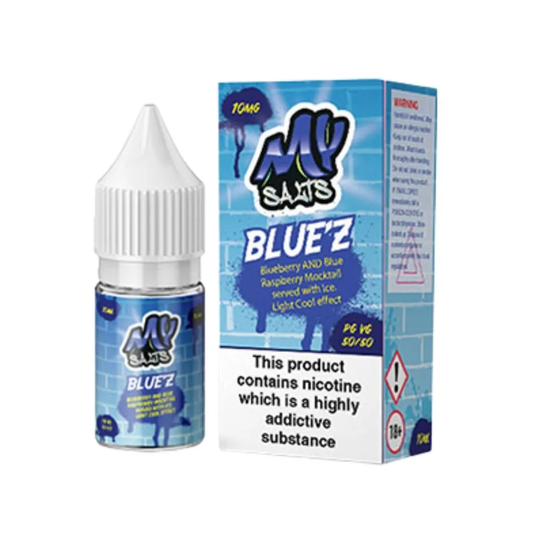 My Liquids Bluez 10ml Nic Salt E-liquid