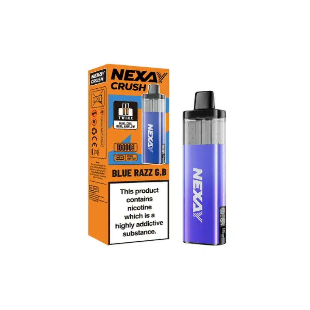Nexay Crush 10K Puffs Prefilled Pod Vape Kit - Only £8.49