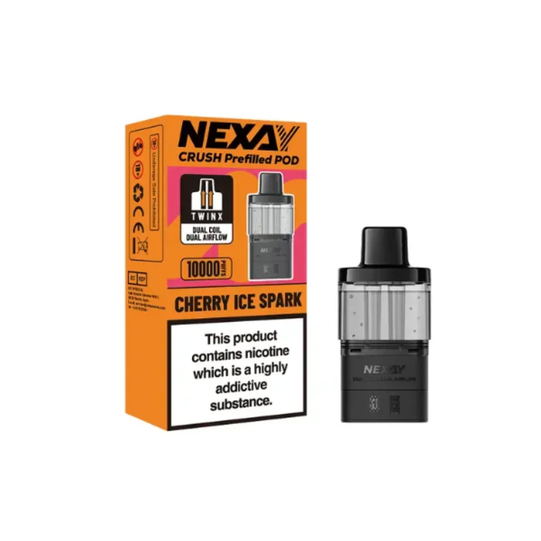 Nexay Crush 10K Prefilled Pods Starting at £7.79 Only