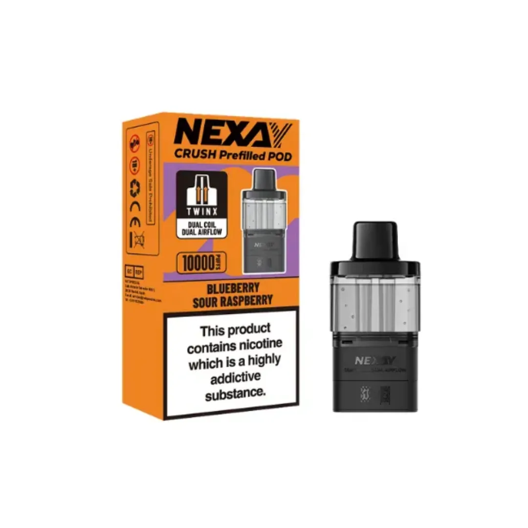 Nexay Crush 10K Prefilled Pods Starting at £7.79 Only