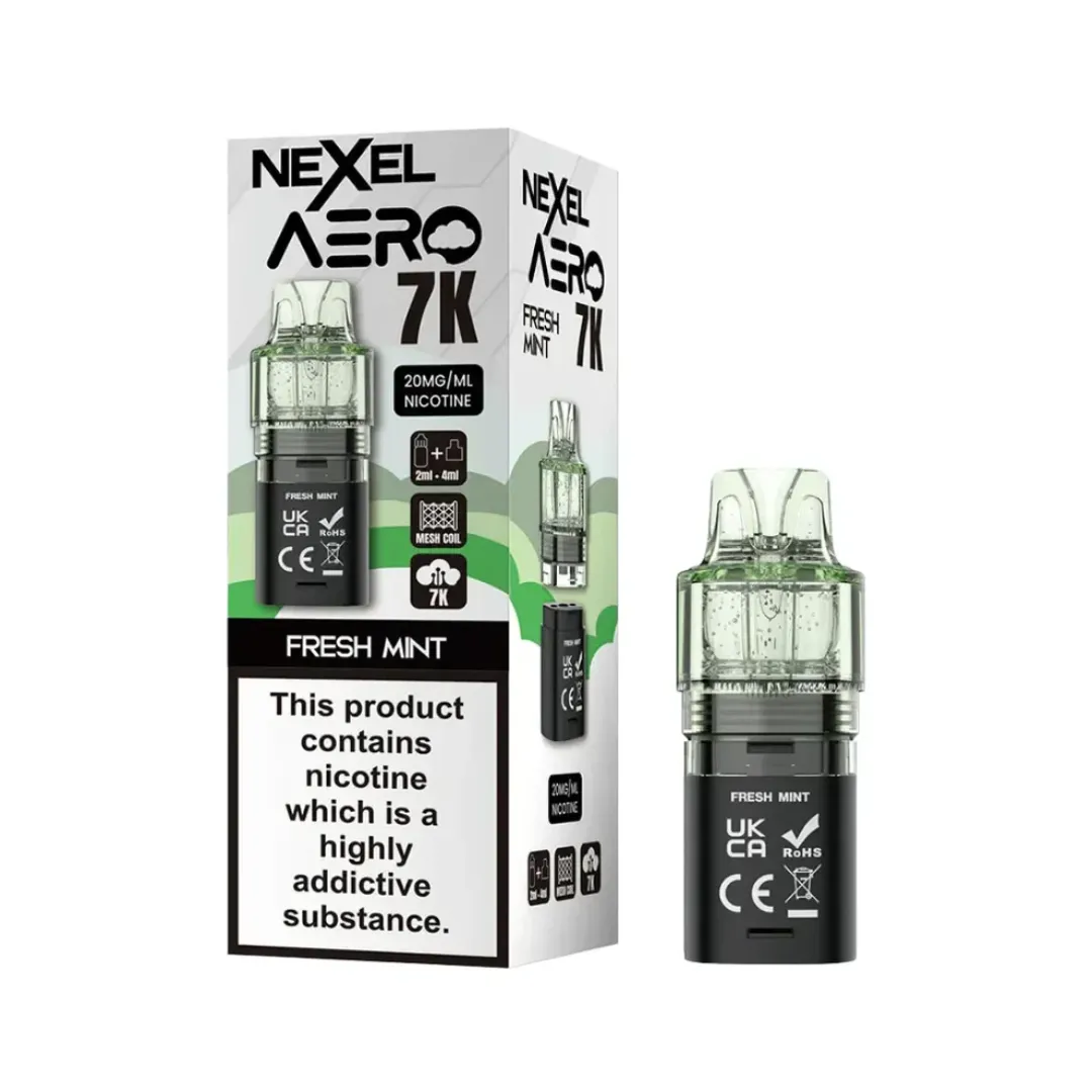 Nexel Aero 7K Prefilled Pod + Refill Container