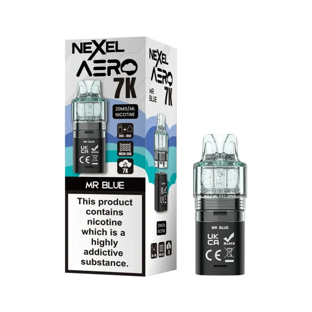 Nexel Aero 7K Prefilled Pod + Refill Container