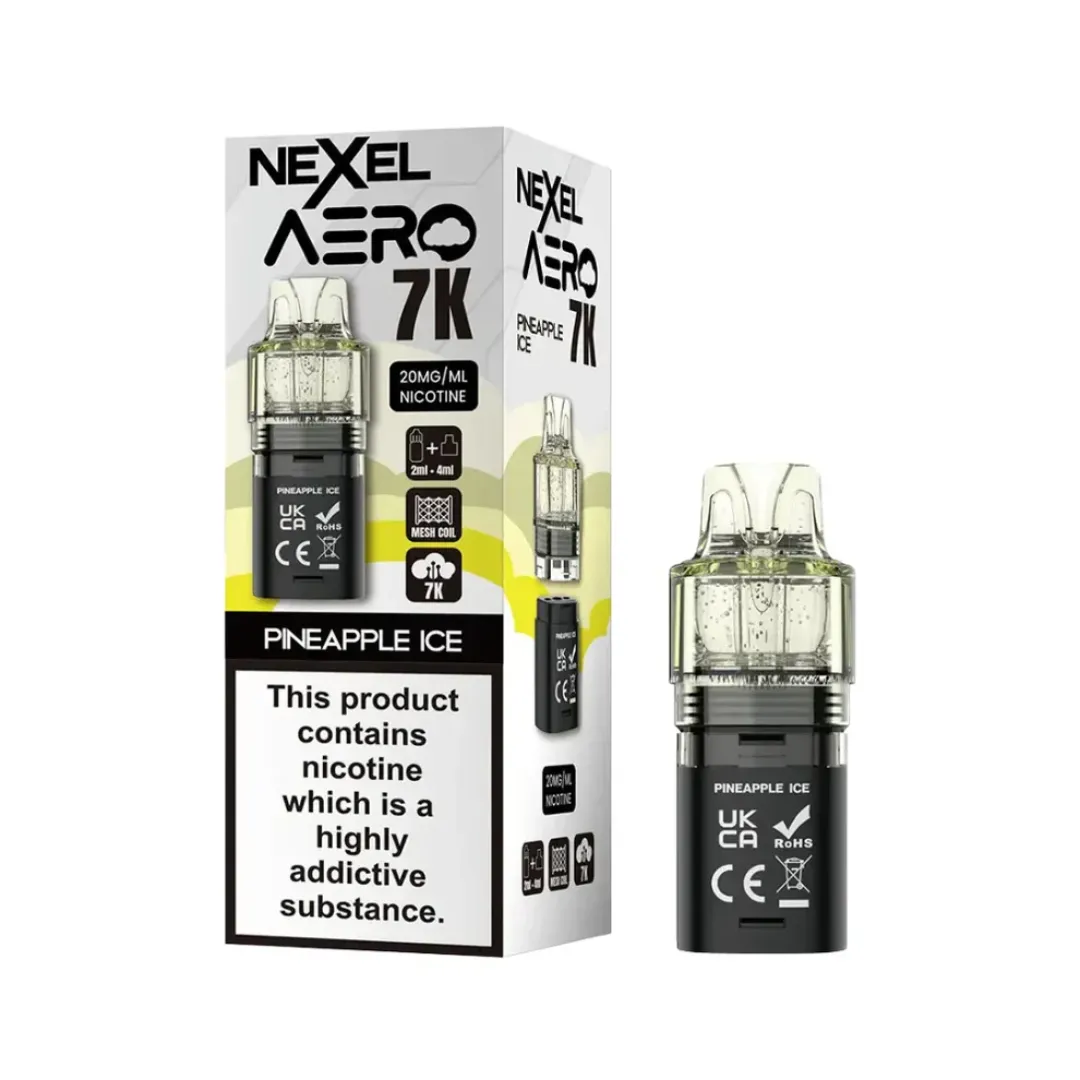 Nexel Aero 7K Prefilled Pod + Refill Container