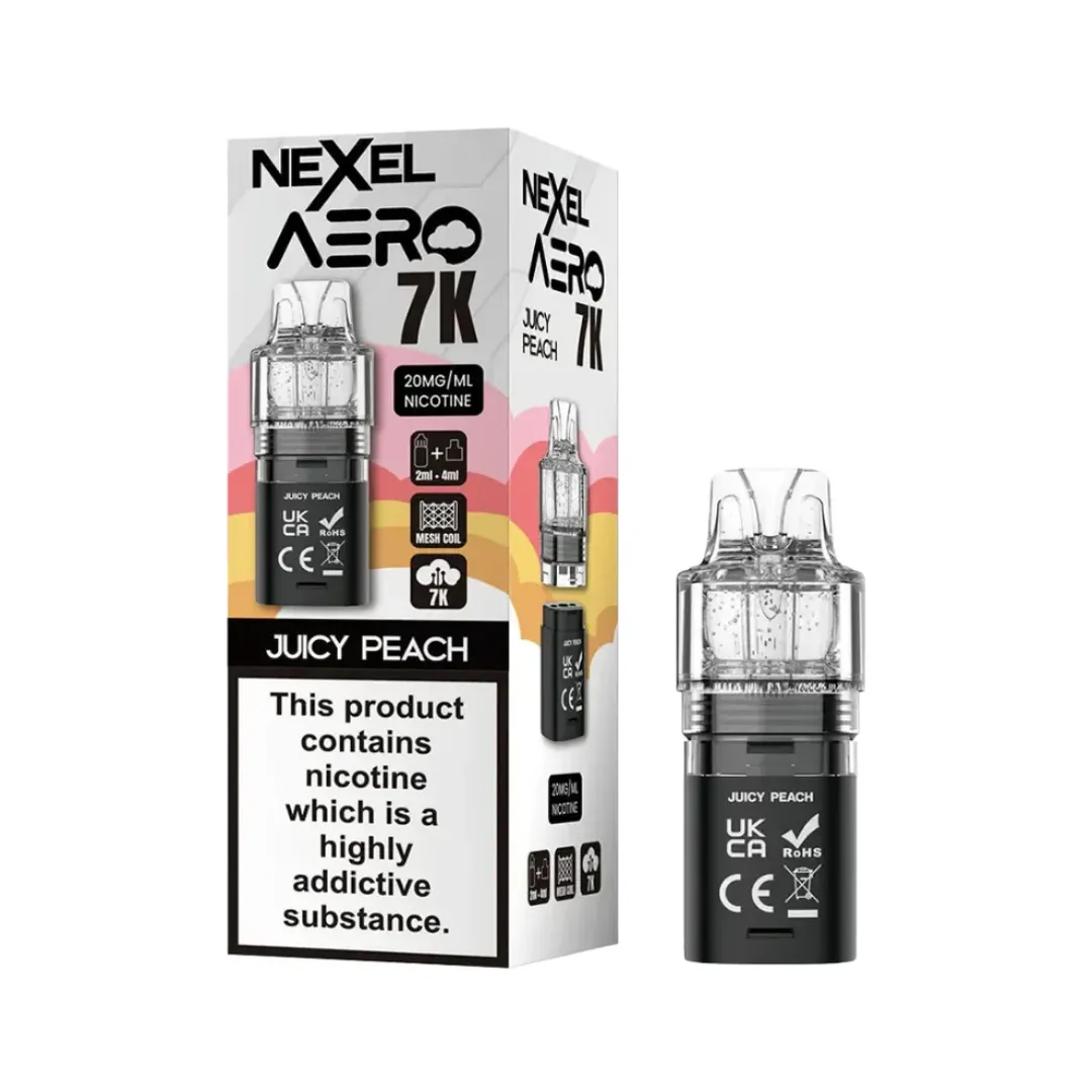 Nexel Aero 7K Prefilled Pod + Refill Container