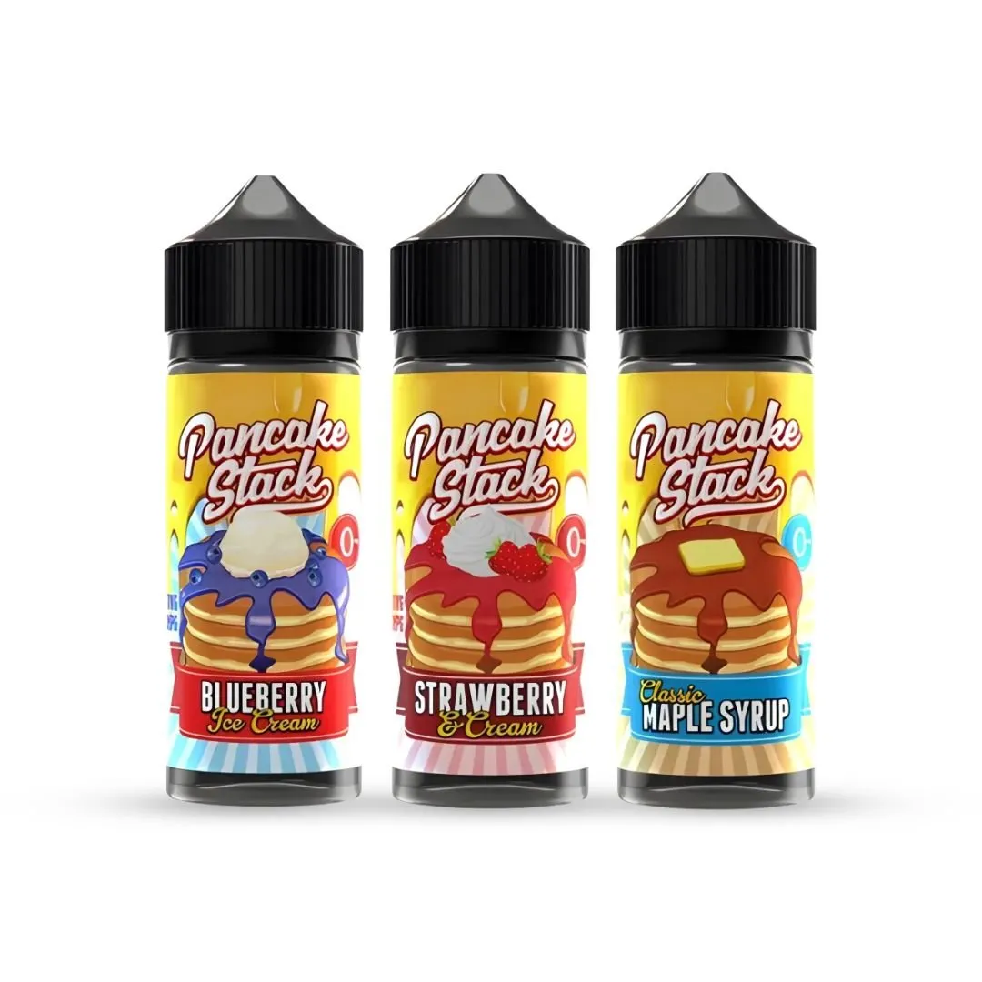 Pancake Stack 100ml Shortfill E-liquid - Only £9.79