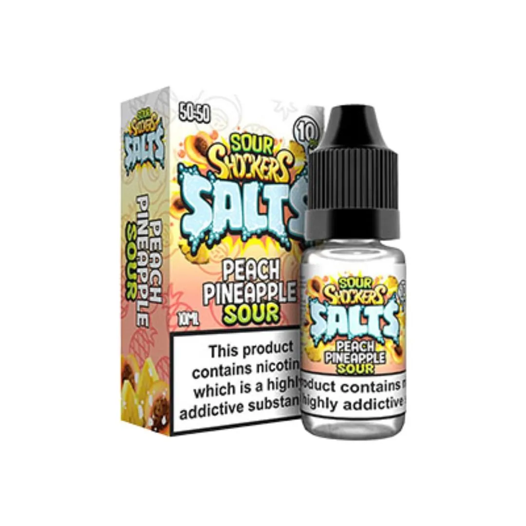 Peach Pineapple Sour by Sour Shockers 10ml Nic Salt