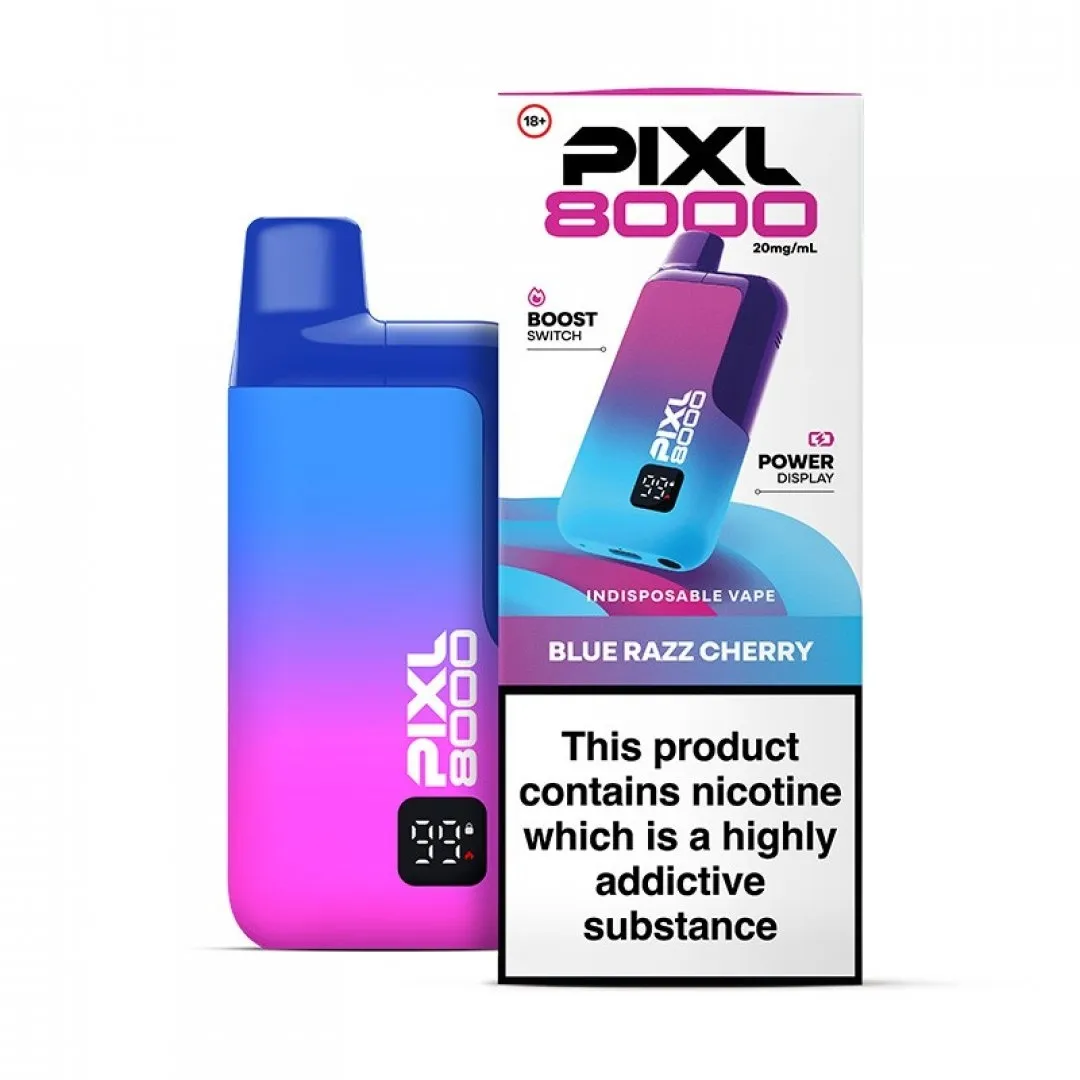 Pixl 8000 Prefilled Vape Kit | 30+ Flavours | £8.80
