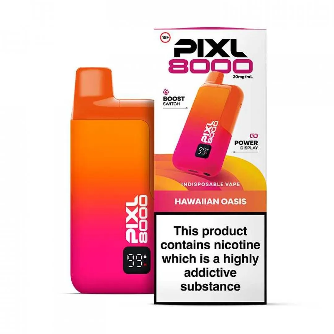 Pixl 8000 Prefilled Vape Kit | 30+ Flavours | £8.80