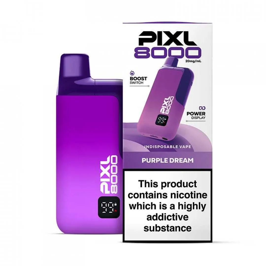 Pixl 8000 Prefilled Vape Kit | 30+ Flavours | £8.80