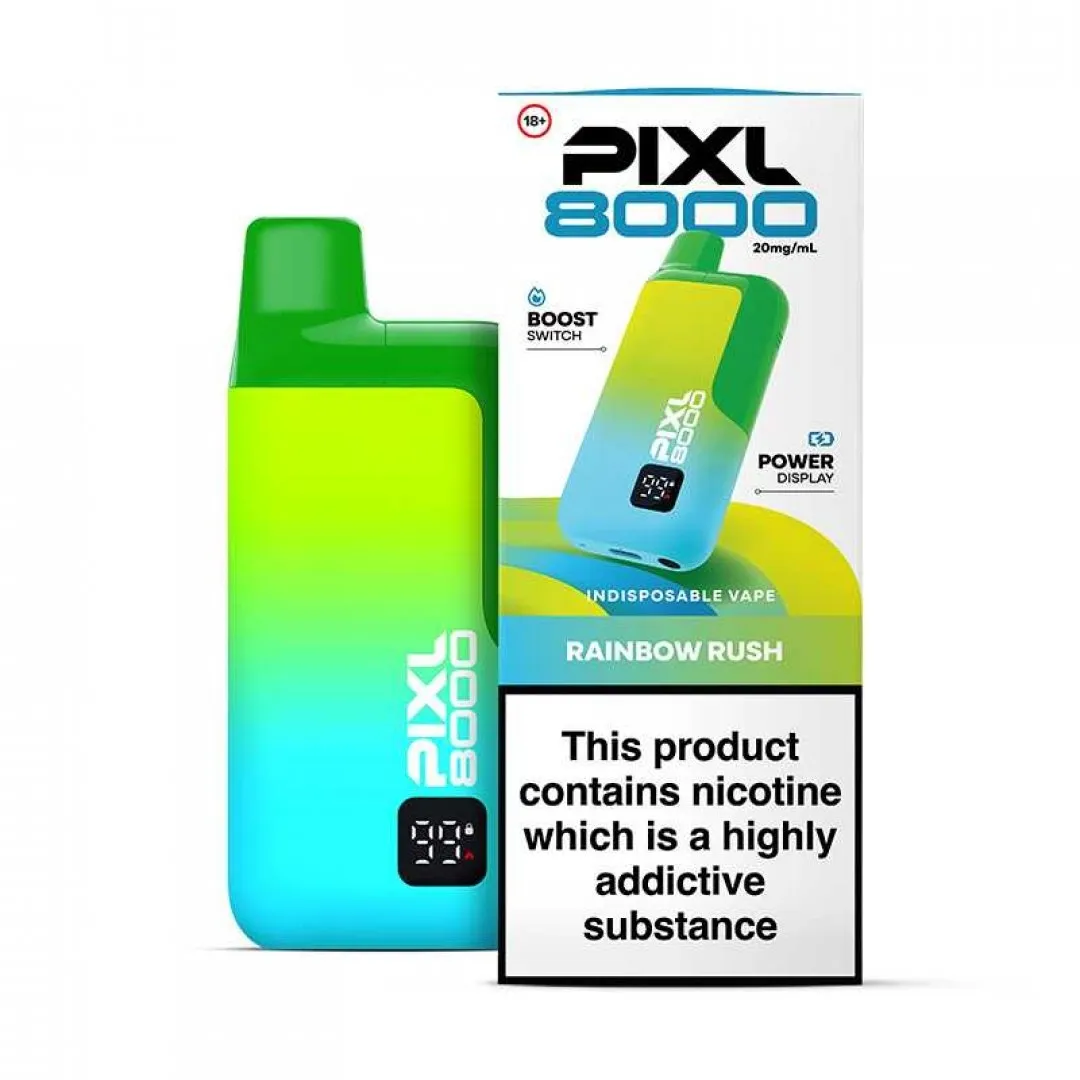 Pixl 8000 Prefilled Vape Kit | 30+ Flavours | £8.80