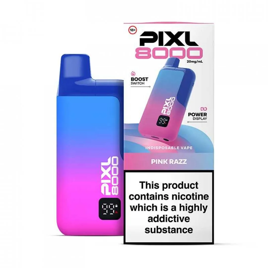Pixl 8000 Prefilled Vape Kit | 30+ Flavours | £8.80