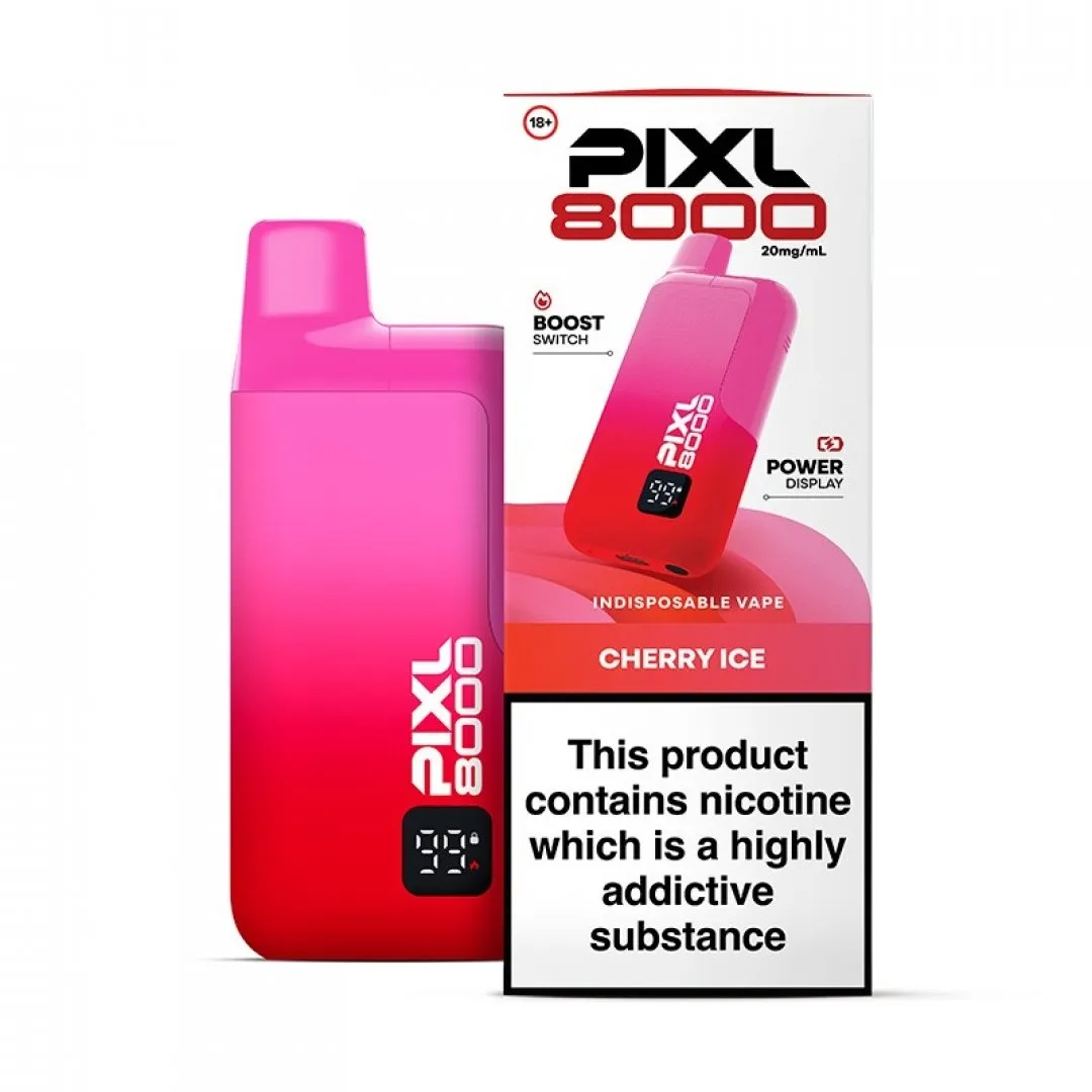 Pixl 8000 Prefilled Vape Kit | 30+ Flavours | £8.80