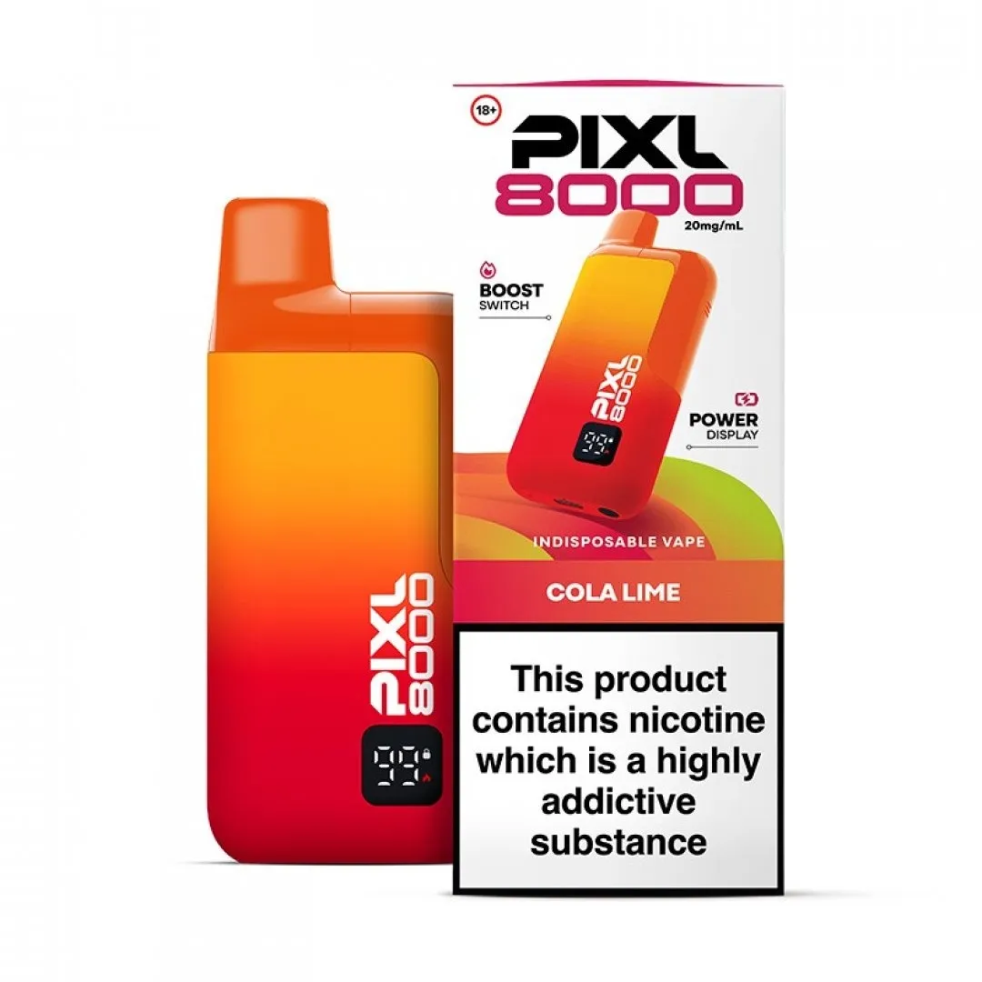Pixl 8000 Prefilled Vape Kit | 30+ Flavours | £8.80