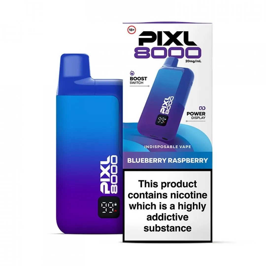 Pixl 8000 Prefilled Vape Kit | 30+ Flavours | £8.80