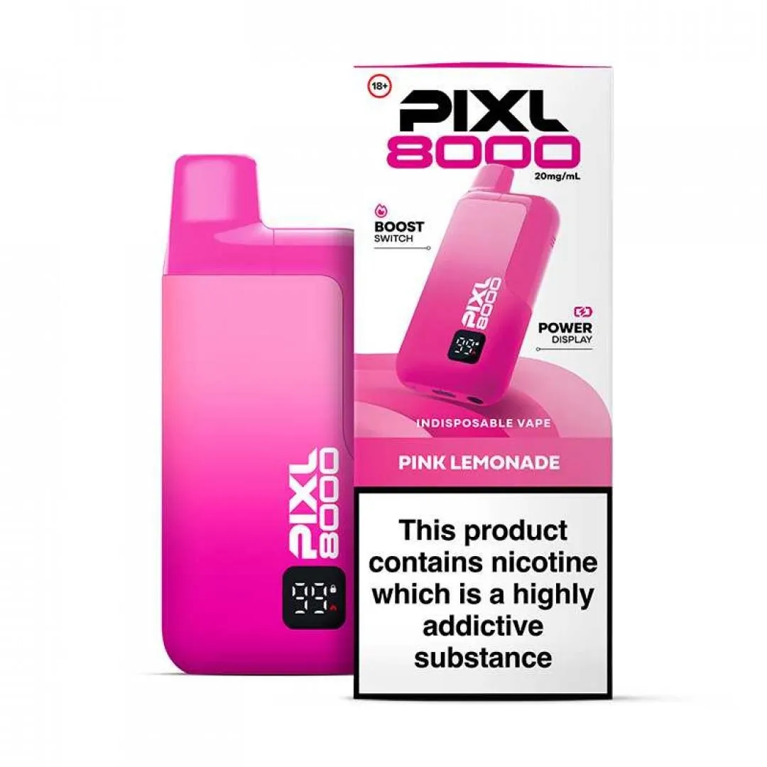 Pixl 8000 Prefilled Vape Kit | 30+ Flavours | £8.80