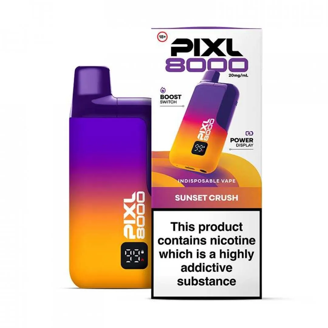 Pixl 8000 Prefilled Vape Kit | 30+ Flavours | £8.80