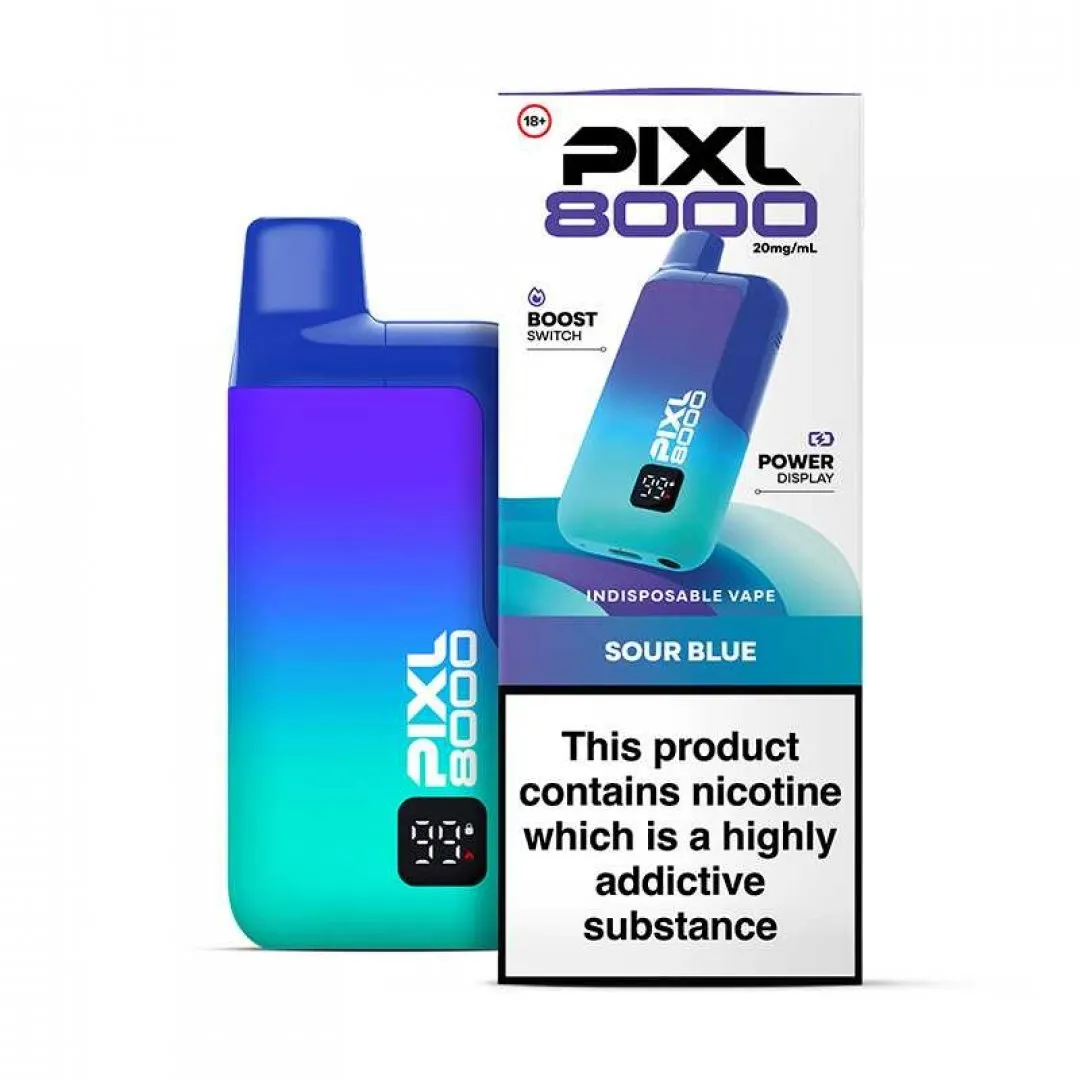 Pixl 8000 Prefilled Vape Kit | 30+ Flavours | £8.80