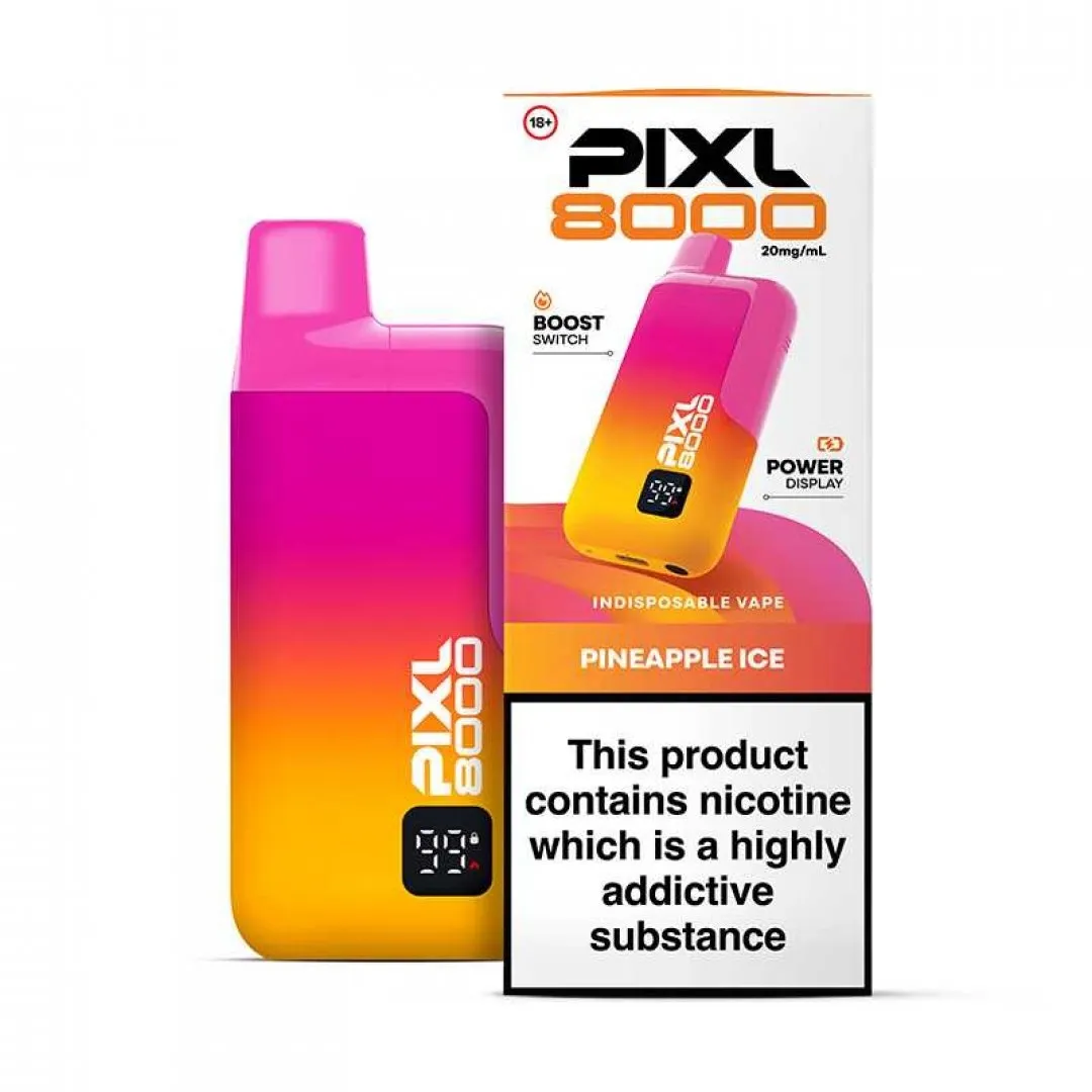 Pixl 8000 Prefilled Vape Kit | 30+ Flavours | £8.80