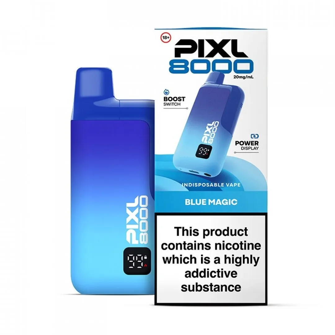 Pixl 8000 Prefilled Vape Kit | 30+ Flavours | £8.80