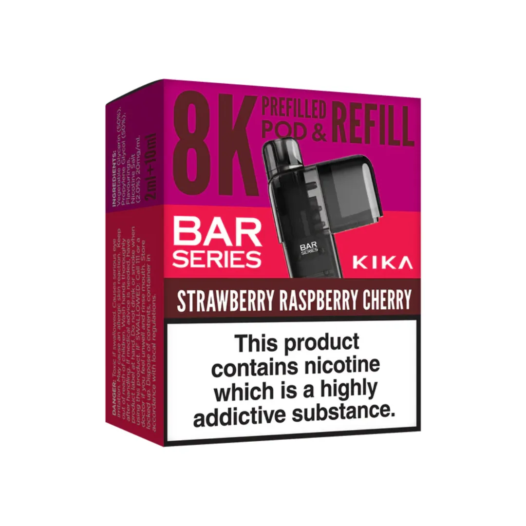 Bar Series Kika 8K Prefilled Pods | 8K Refills & Flavours