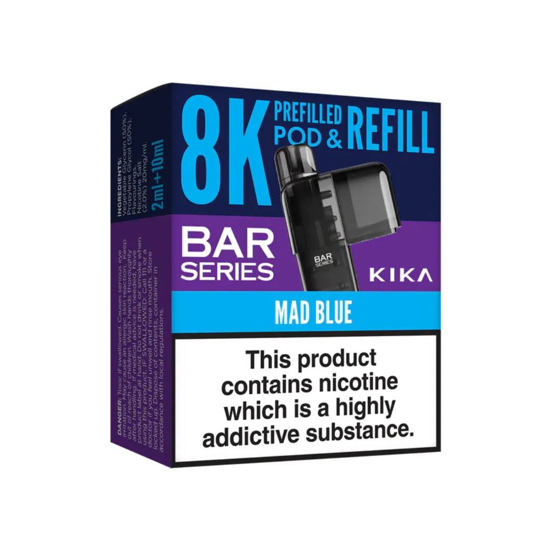 Bar Series Kika 8K Prefilled Pods | 8K Refills & Flavours