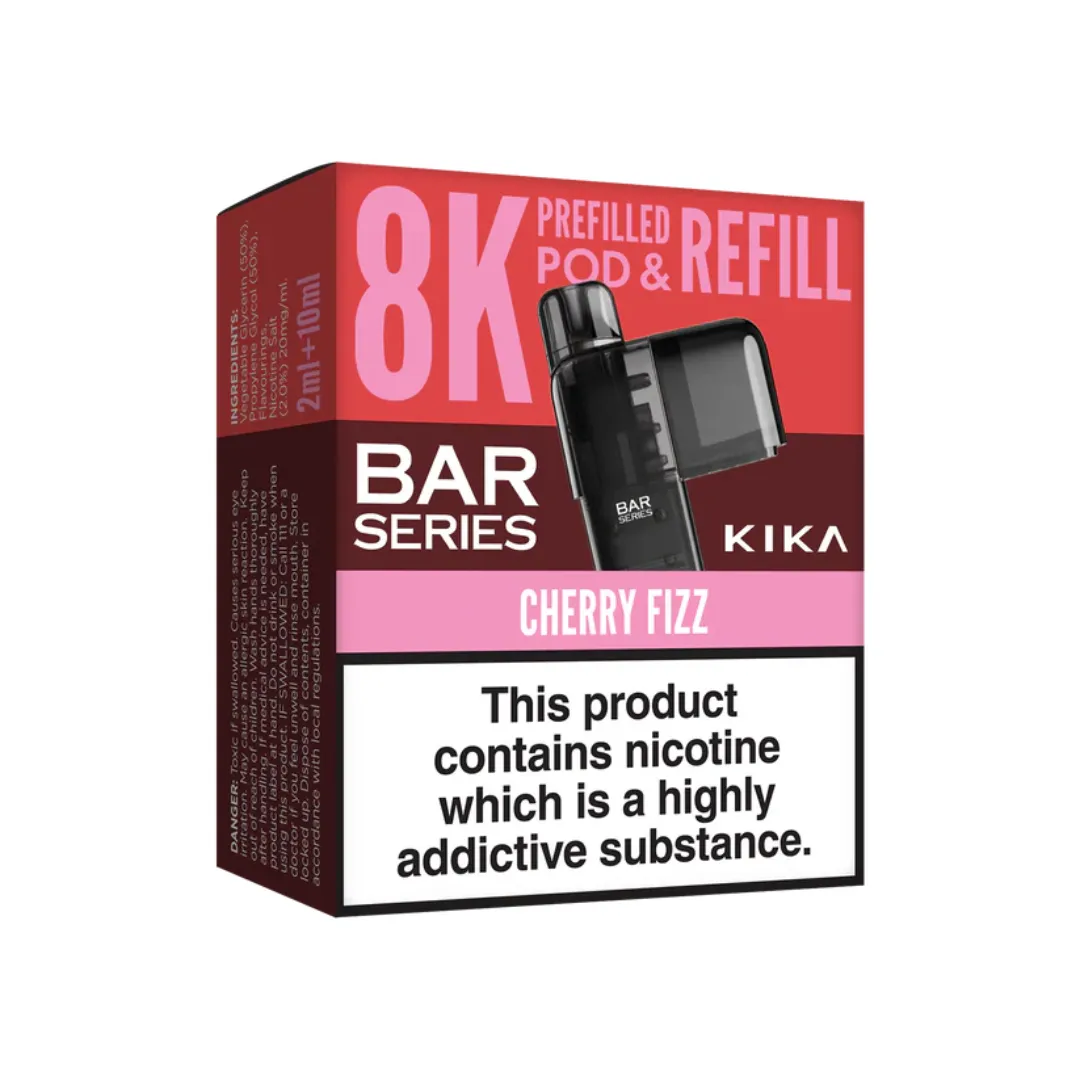 Bar Series Kika 8K Prefilled Pods | 8K Refills & Flavours
