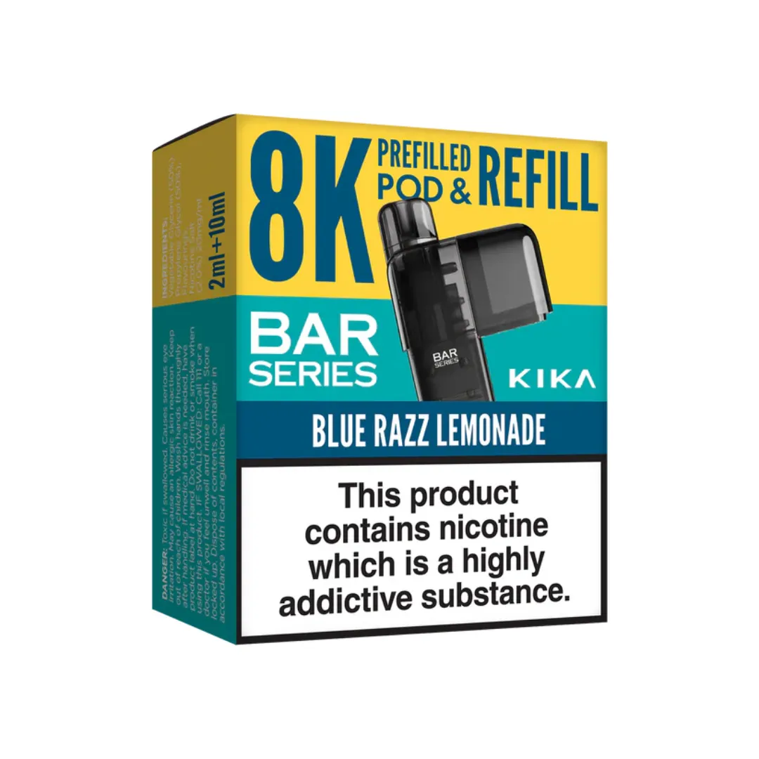 Bar Series Kika 8K Prefilled Pods