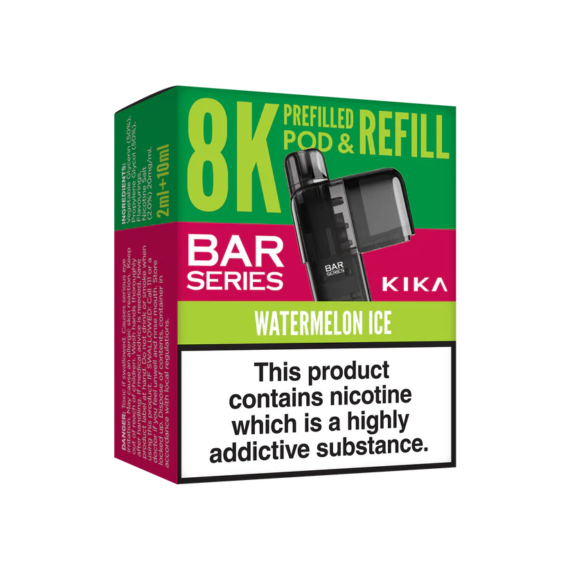Bar Series Kika 8K Prefilled Pods