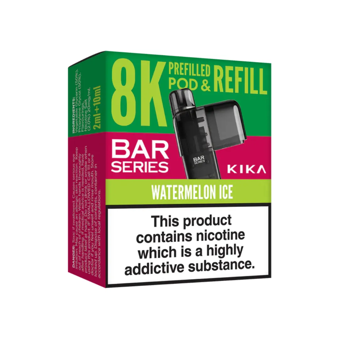 Bar Series Kika 8K Prefilled Pods | 8K Refills & Flavours