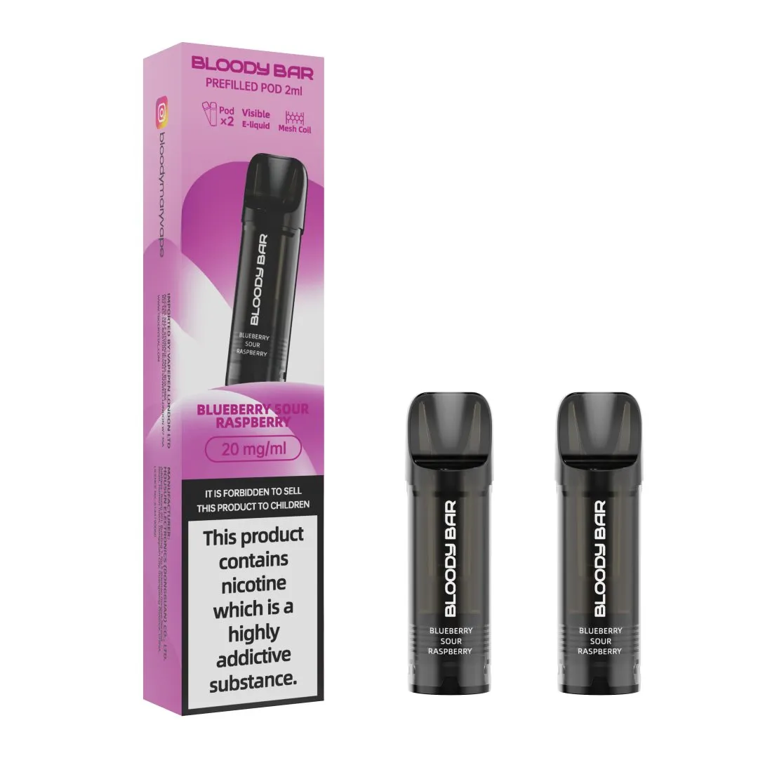 Bloody Bar 5-in-1 Prefilled Pods - Any 5 For £24