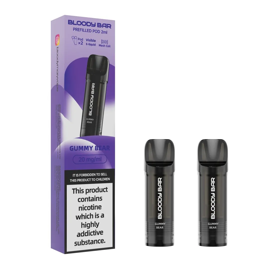 Bloody Bar 5-in-1 Prefilled Pods - Any 5 For £24