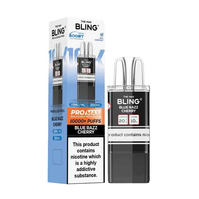 The Crystal Bling Max 10K Refill Pods - Only £5.79