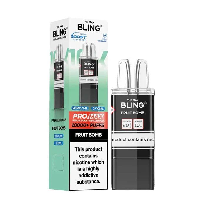 The Crystal Bling Max 10K Refill Pods - Only £5.79